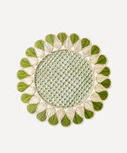 Lupita Placemat | Handwoven Iraca Palm, Green