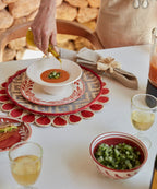 Lupita Placemat | Handwoven Iraca Palm, Terracotta