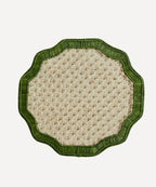 Deco Placemat | Handwoven Iraca Palm, Green