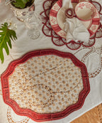 Deco Placemat | Handwoven Iraca Palm, Marsala