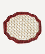 Deco Placemat | Handwoven Iraca Palm, Marsala