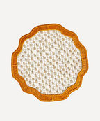 Deco Placemat | Handwoven Iraca Palm, Mustard