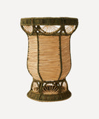 Deco Vase | Handwoven Iraca Palm, Green