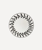 Helecho Side Plate | Hand-Painted Ceramic, Jet Black