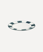 Franjas Dinner Plate | Hand-Painted Ceramic, Teal