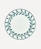 Helecho Dinner Plate | Hand-Painted Ceramic, Teal