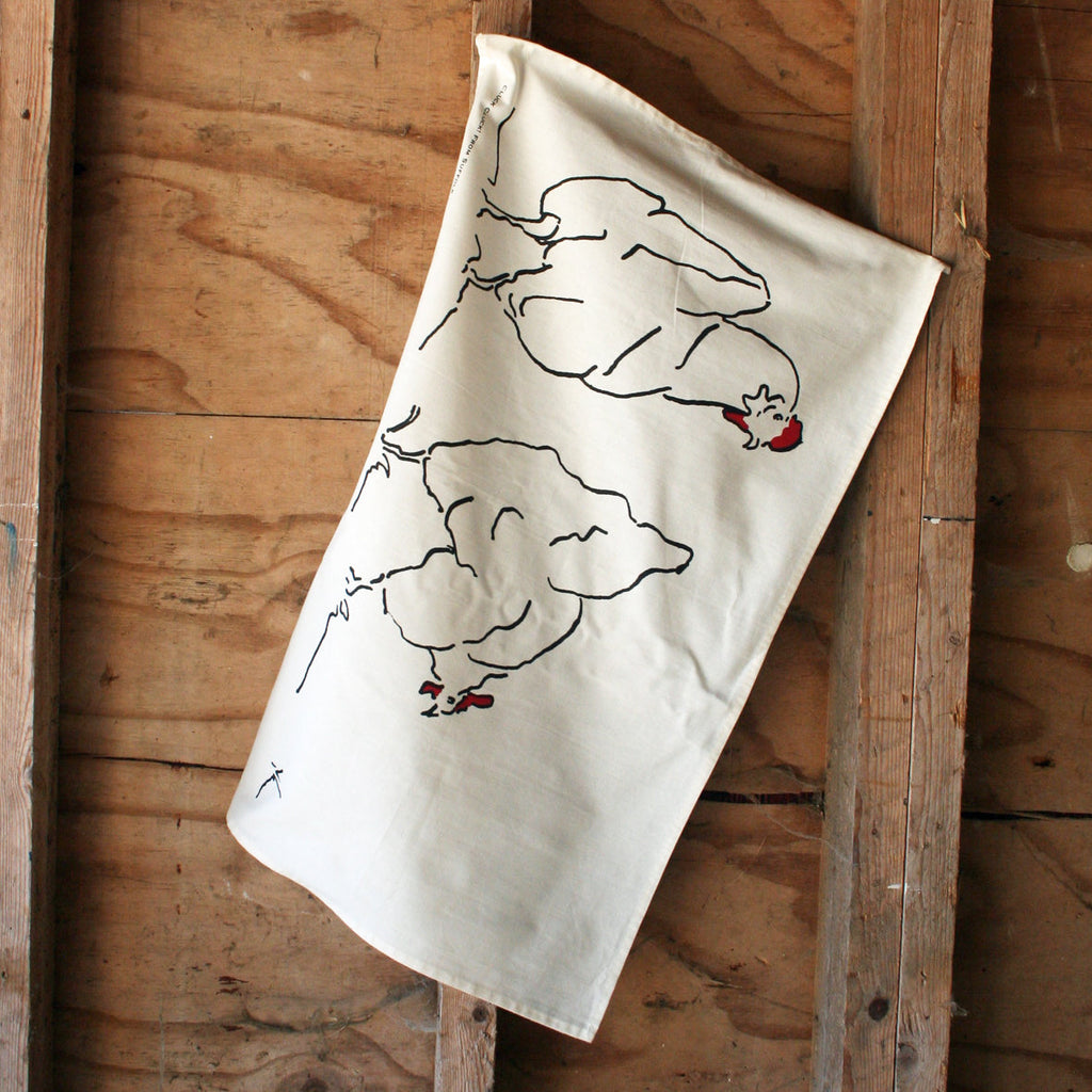 Hen Tea Towel