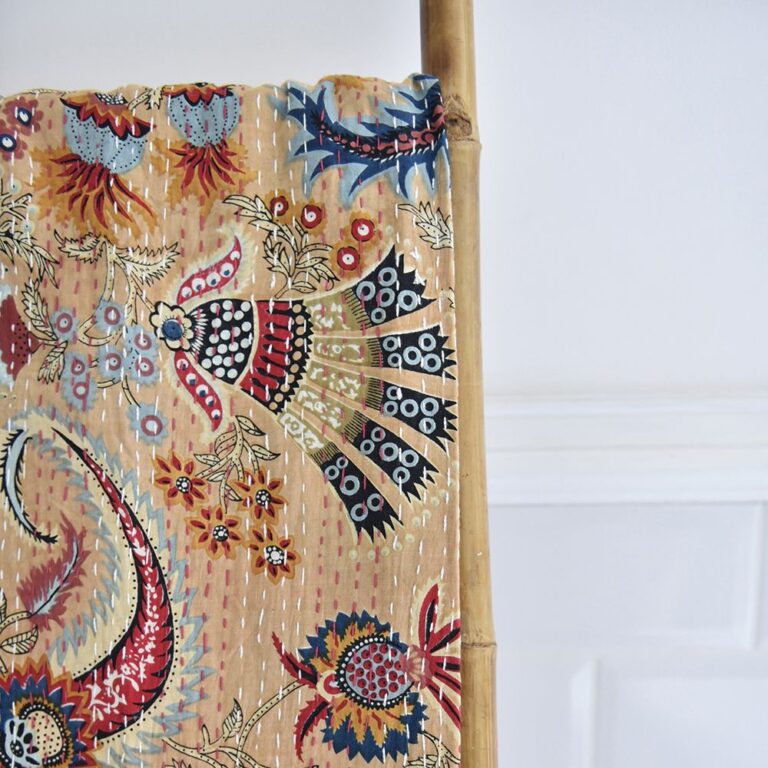 Kantha Throw Earthy Desert