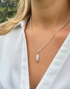 Cardamon Silver Pendant Necklace