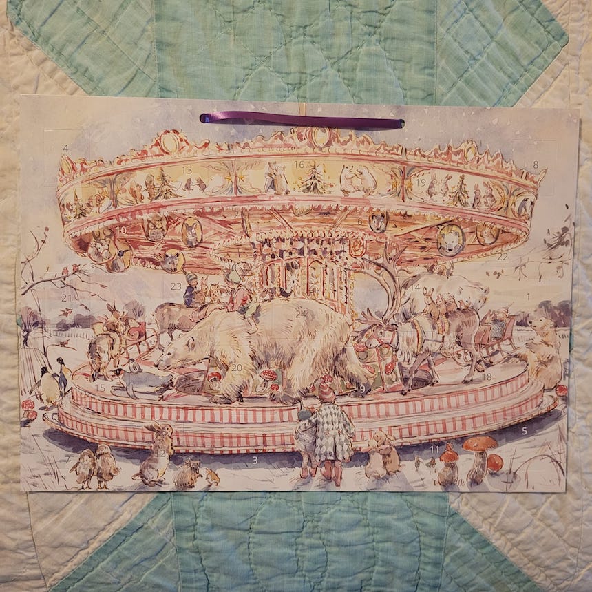 Christmas Carousel Advent Calendar