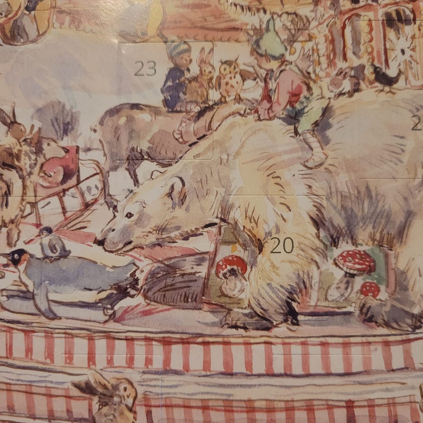 Christmas Carousel Advent Calendar