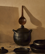 Chamba Black Clay Cocotte | Colombian Pottery