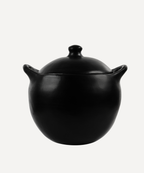 Chamba Black Clay Cocotte | Colombian Pottery