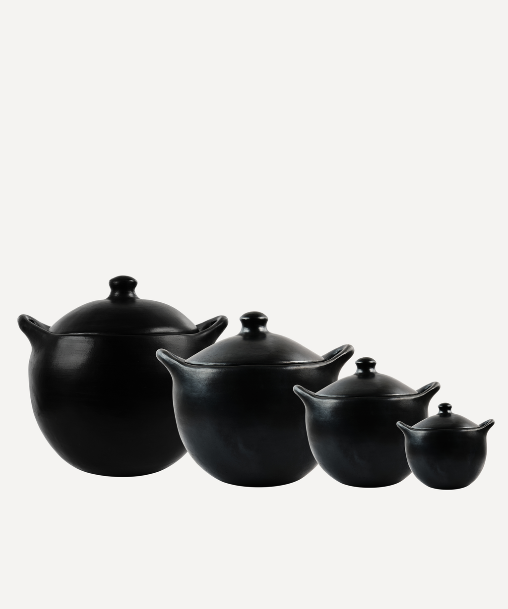 Chamba Black Clay Cocotte | Colombian Pottery