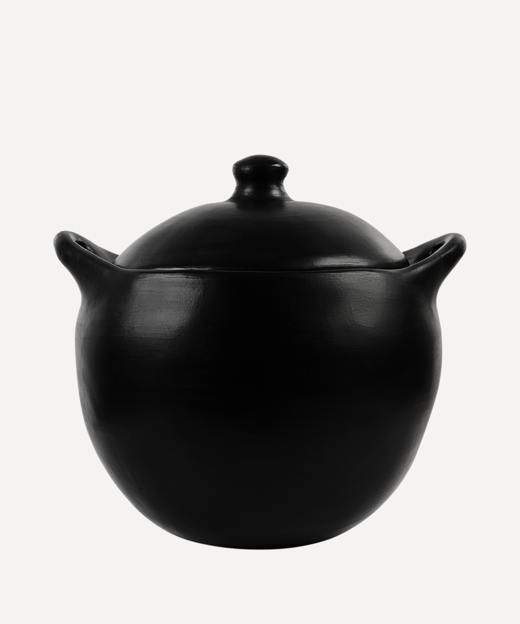 Chamba Black Clay Cocotte | Colombian Pottery