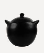 Chamba Black Clay Cocotte | Colombian Pottery