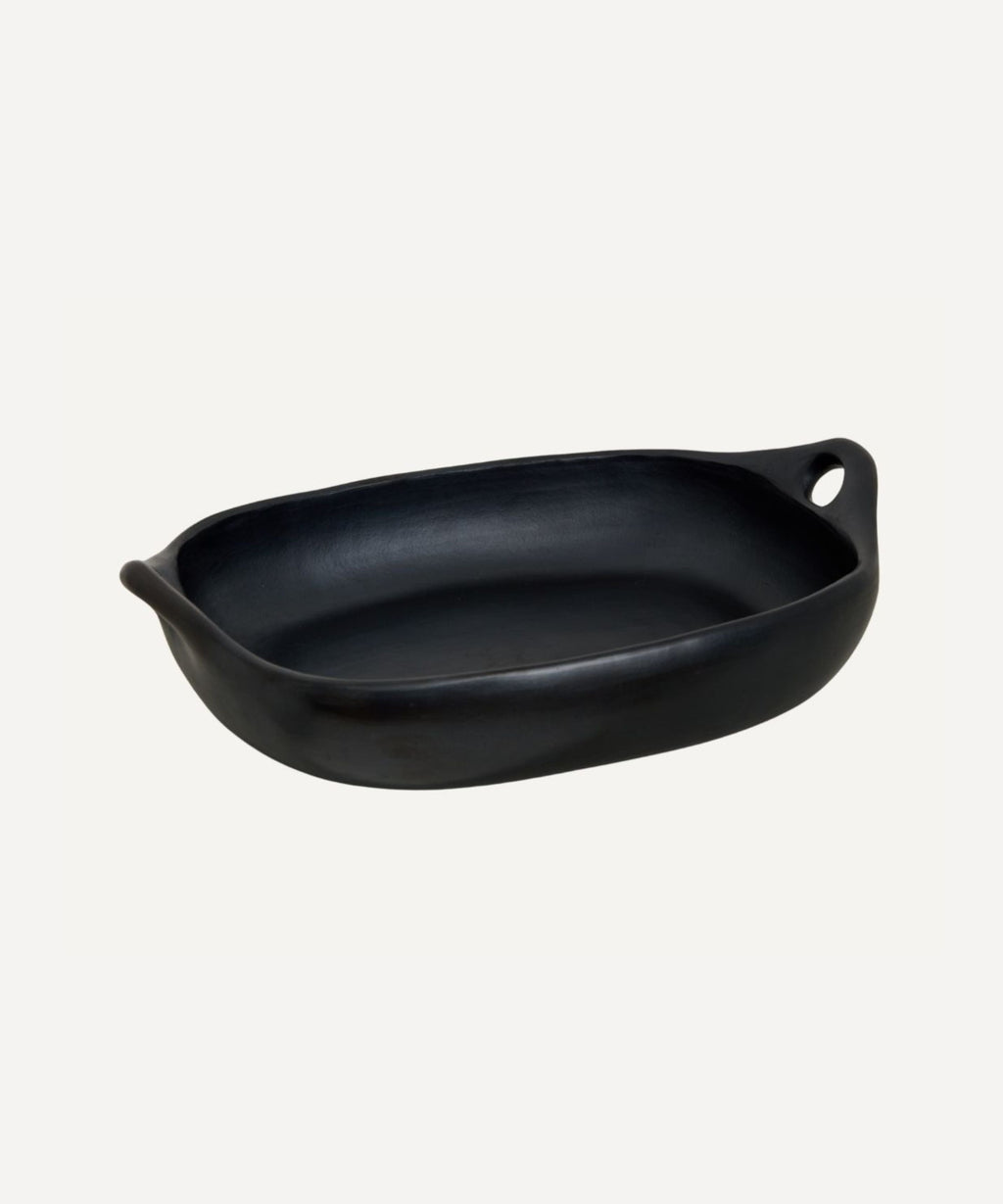 Chamba Black Clay Gratin Dish | Colombian Pottery