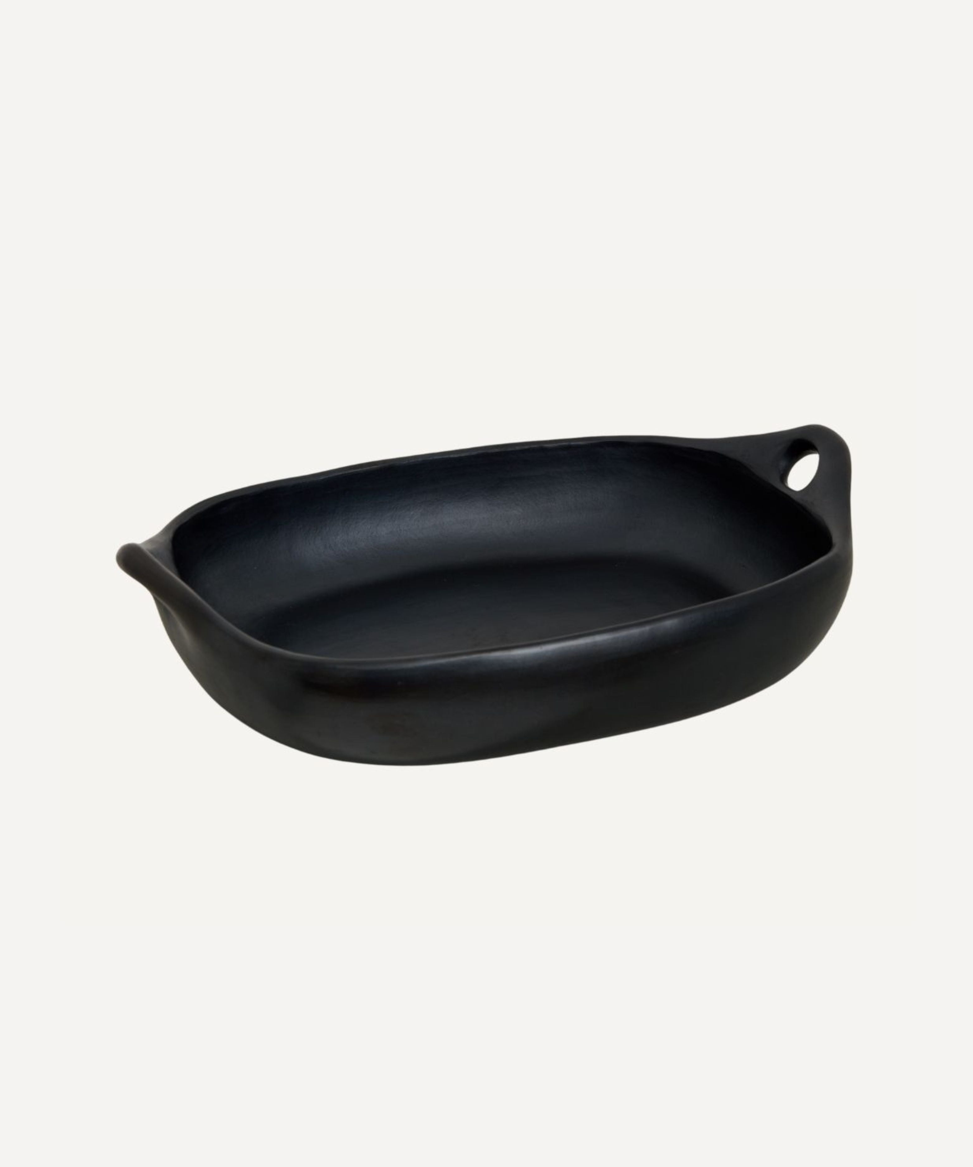 Chamba Black Clay Gratin Dish | Colombian Pottery