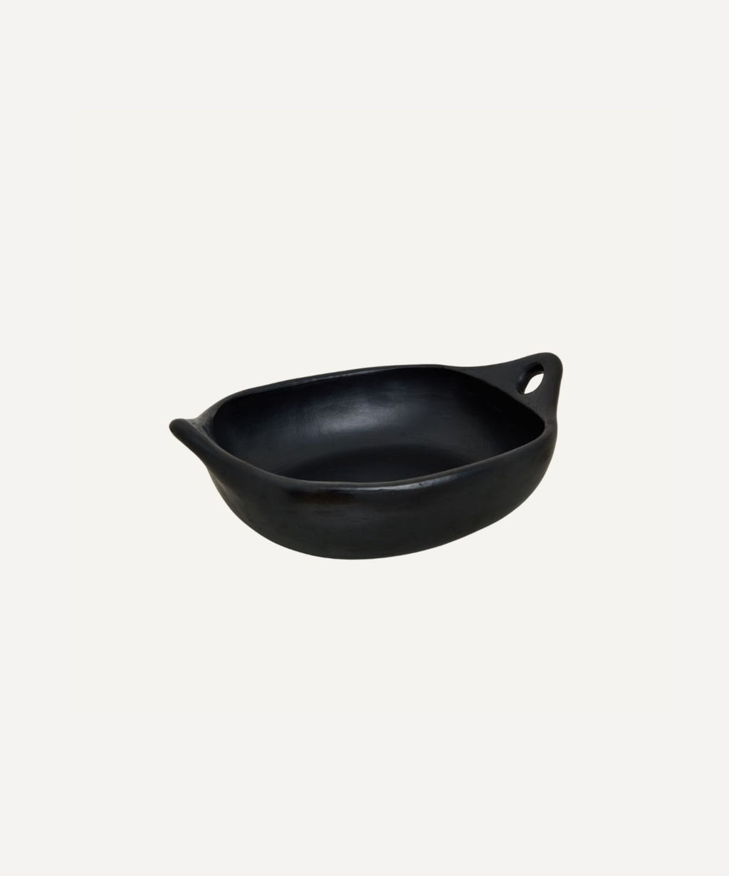 Chamba Black Clay Gratin Dish | Colombian Pottery