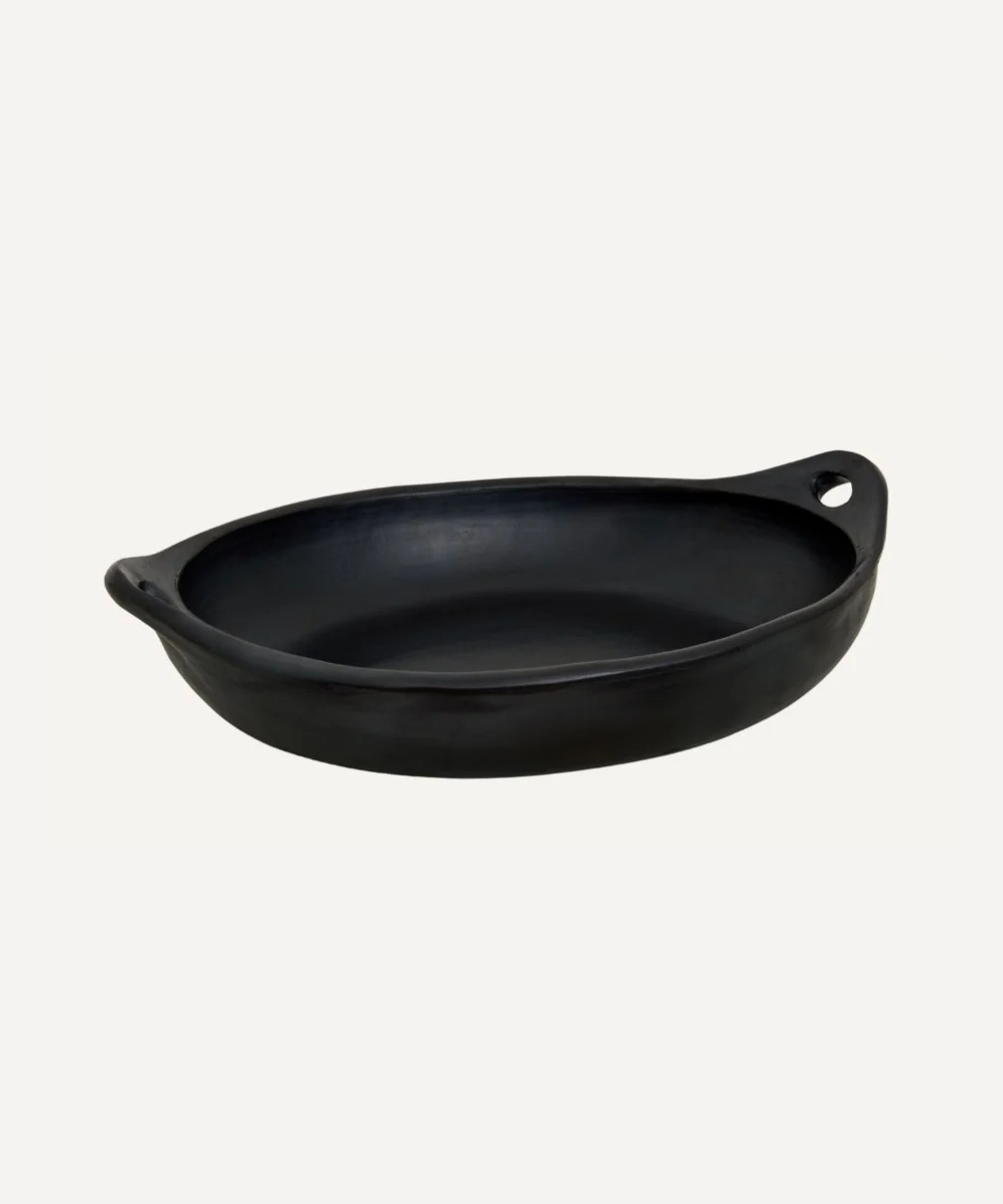 Chamba Black Clay Roasting Dish | Colombian Pottery