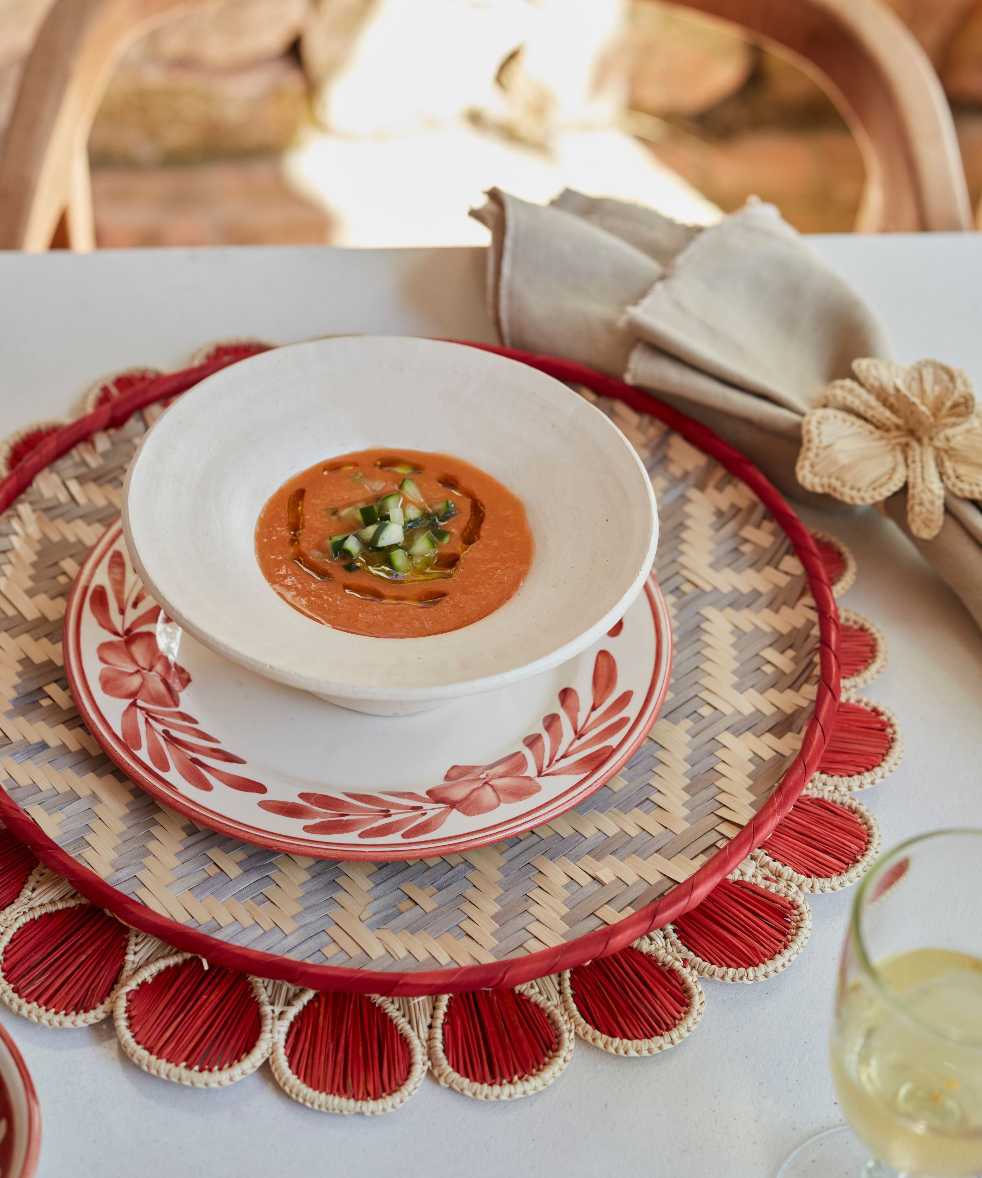 Alegre Ceviche Bowl (Set of 2) | Burnished White Clay