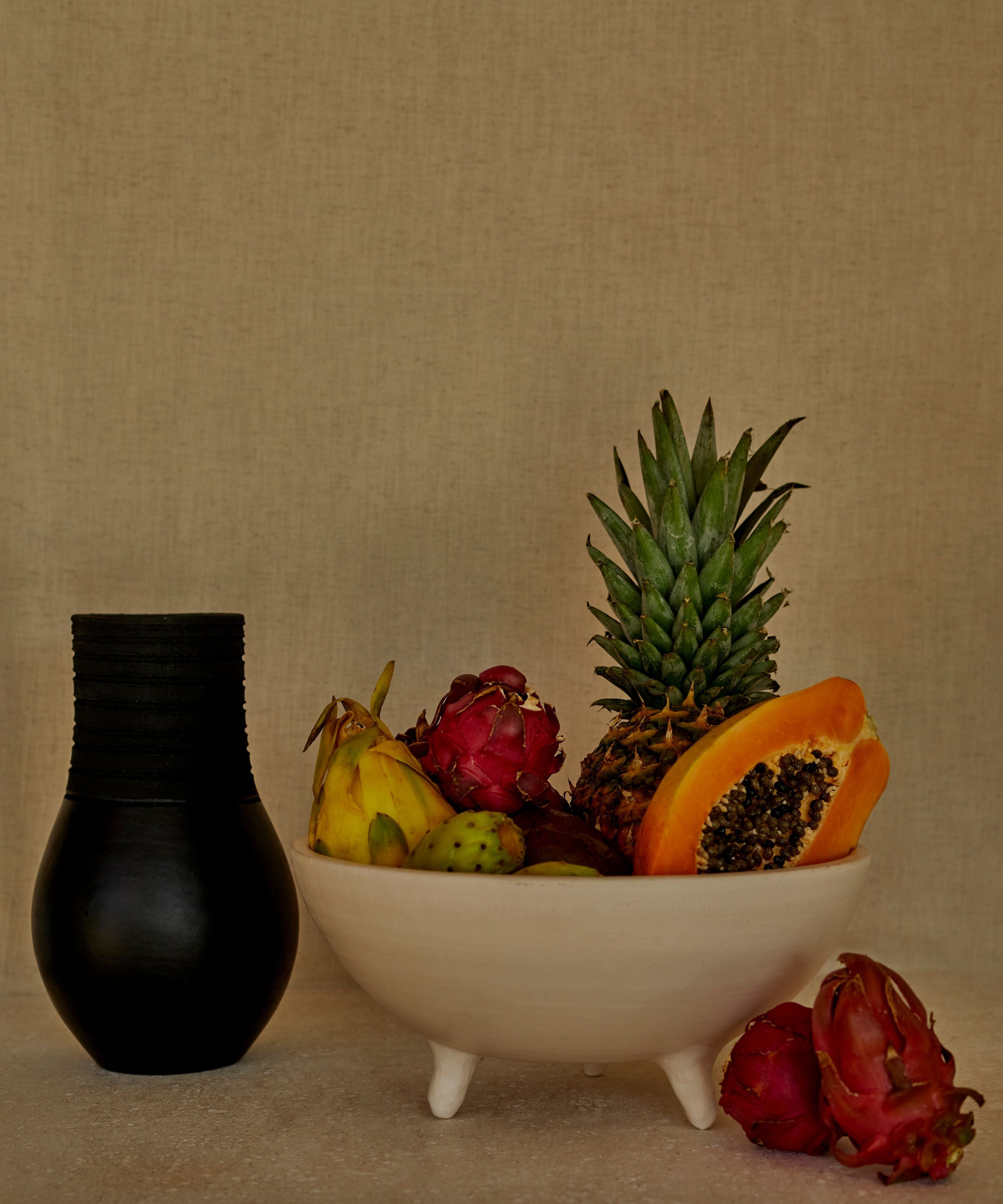 Alegre Bowl | Burnished White Clay