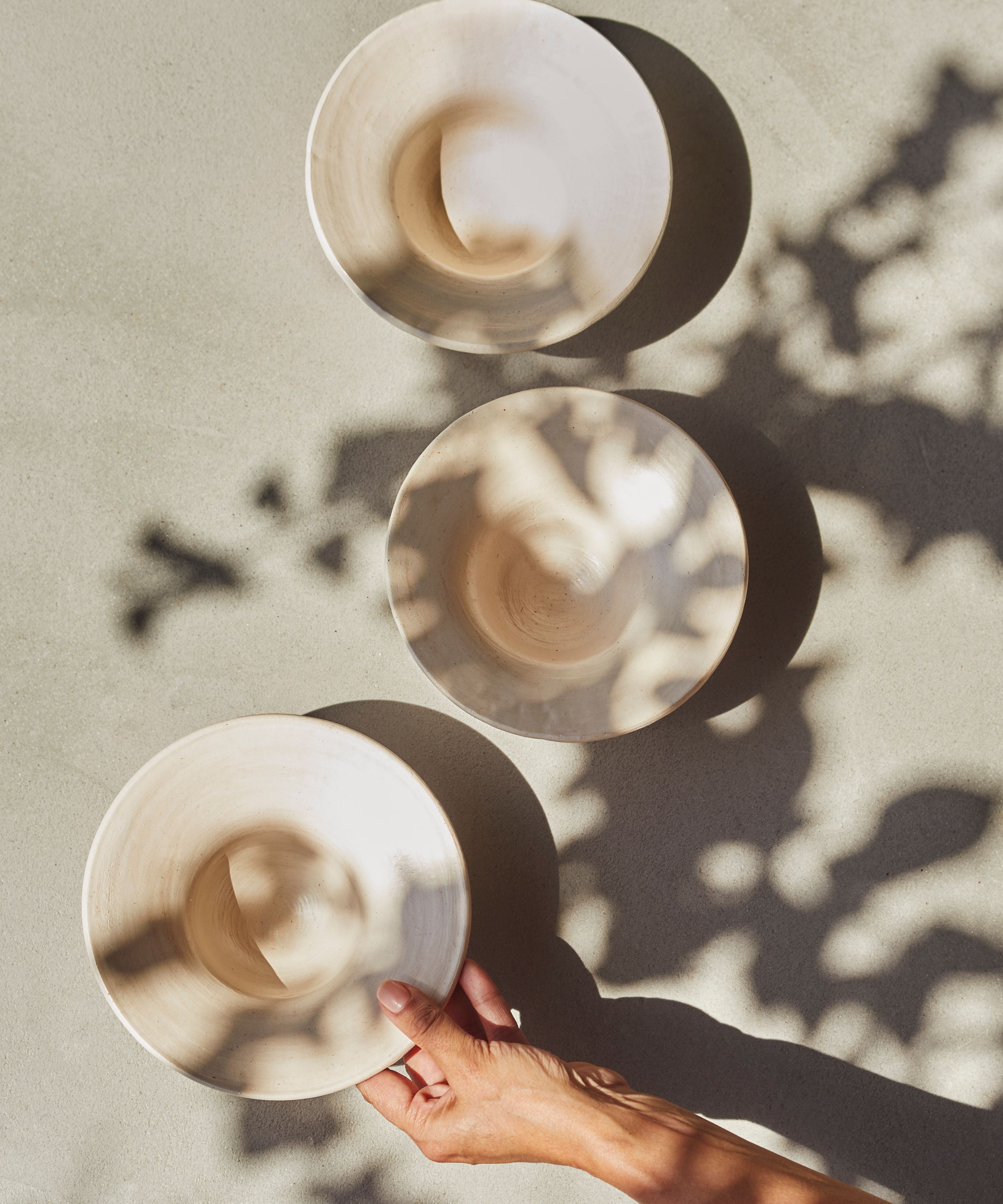 Alegre Ceviche Bowl (Set of 2) | Burnished White Clay