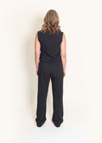 HERO sleeveless top, charcoal