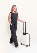 HERO sleeveless top, charcoal