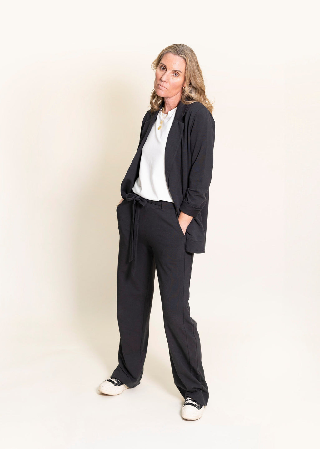 CIRCE soft blazer, charcoal