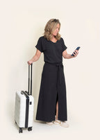 MUSE maxi skirt, charcoal