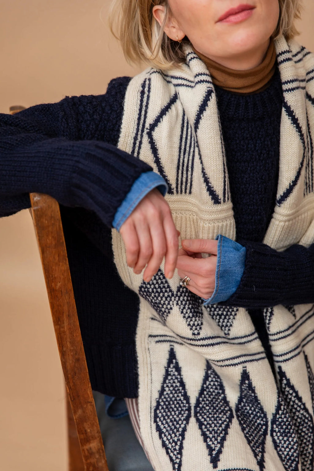 Hargingham Patterned Scarf