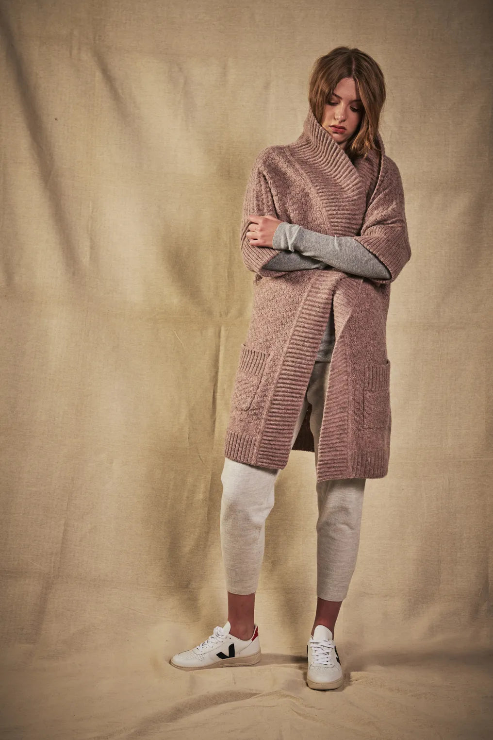 Rook Shawl Collar Cardigan