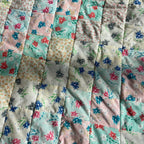 Vintage Handmade Childs Patchwork Quilt