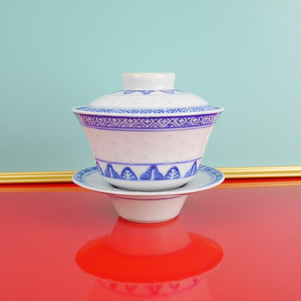 Rice Pattern Soup Bowl