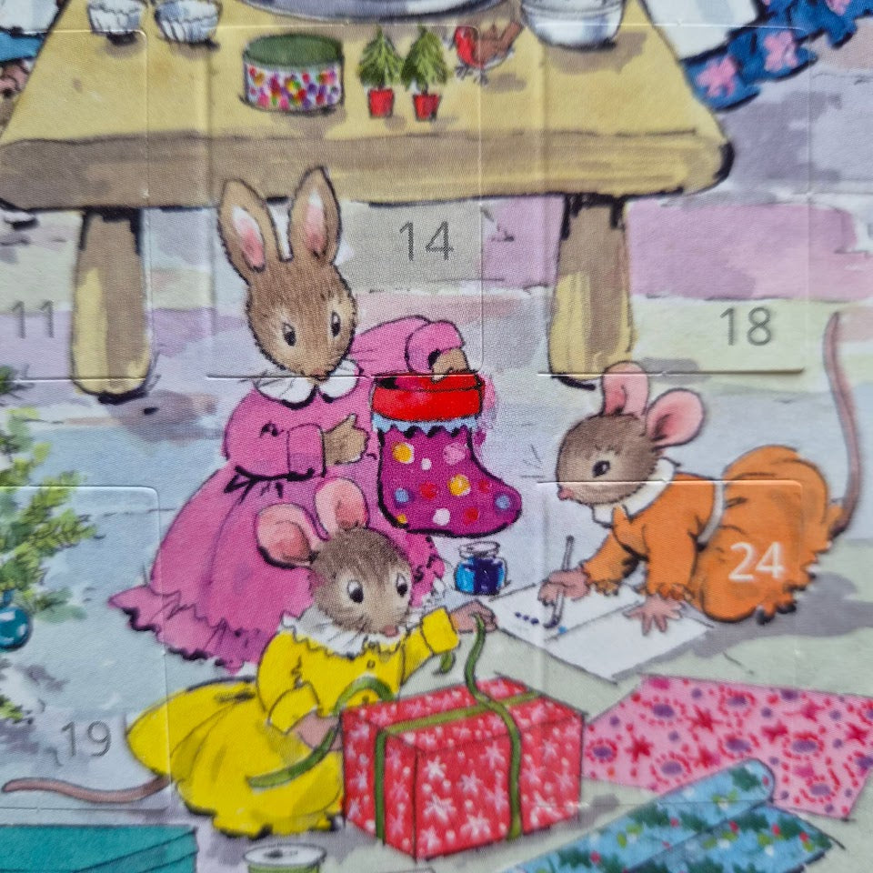 Christmas Eve Advent Calendar Card