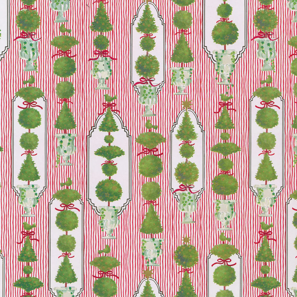 Christmas Garden Wrapping Paper