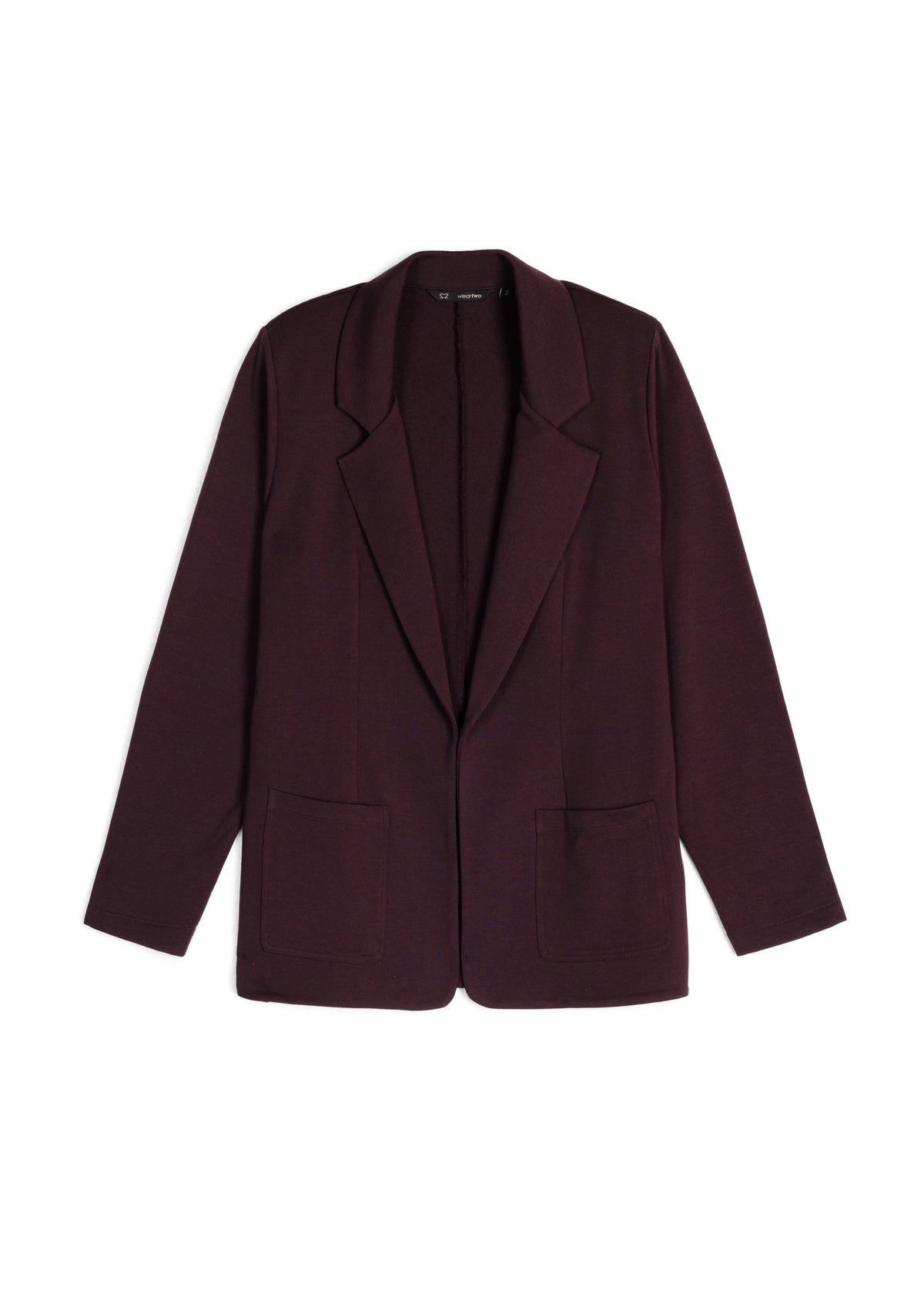 CIRCE soft blazer, burgundy