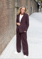 CIRCE soft blazer, burgundy