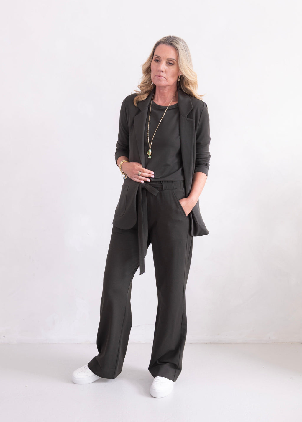 CIRCE soft blazer, olive