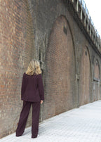 CIRCE soft blazer, burgundy