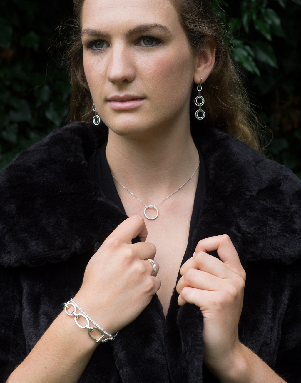 Circle of Life Silver Necklace