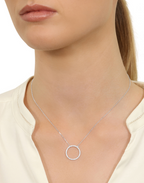 Circle of Life Silver Necklace