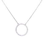 Circle of Life Silver Necklace