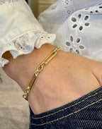 Clara Gold Link Bracelet