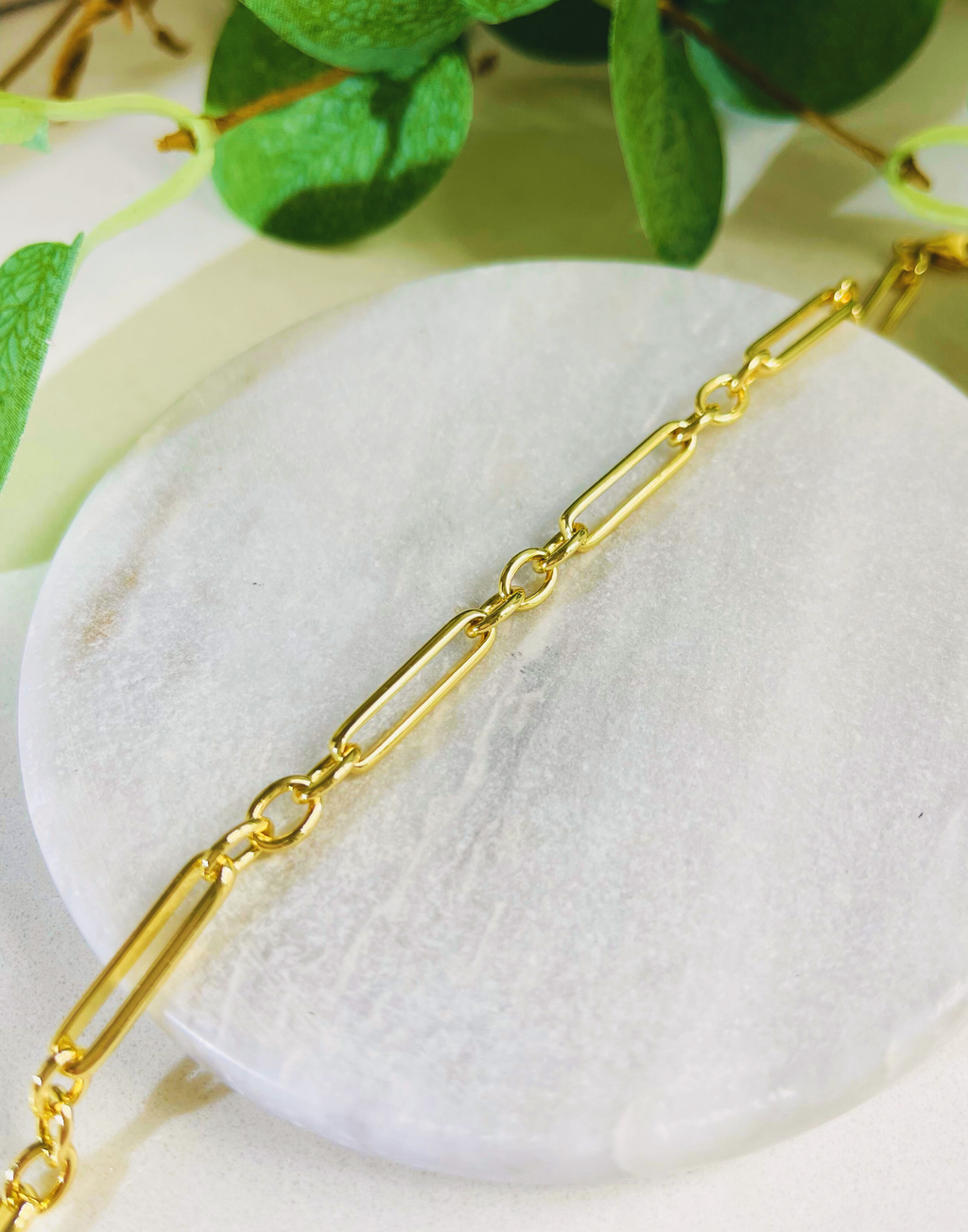 Clara Gold Link Bracelet