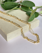 Clara Gold Link Necklace