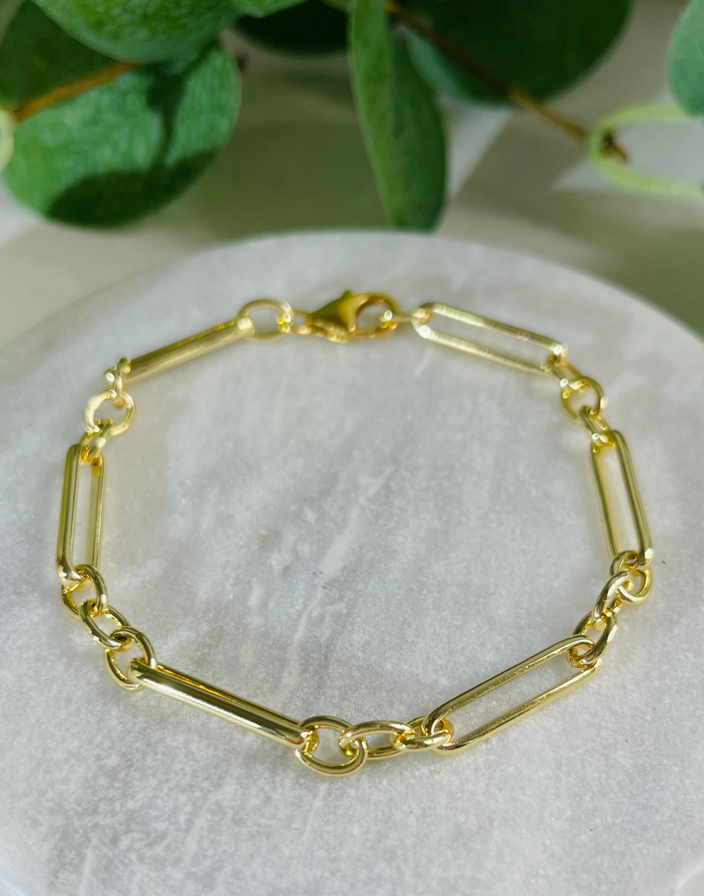 Clara Gold Link Bracelet