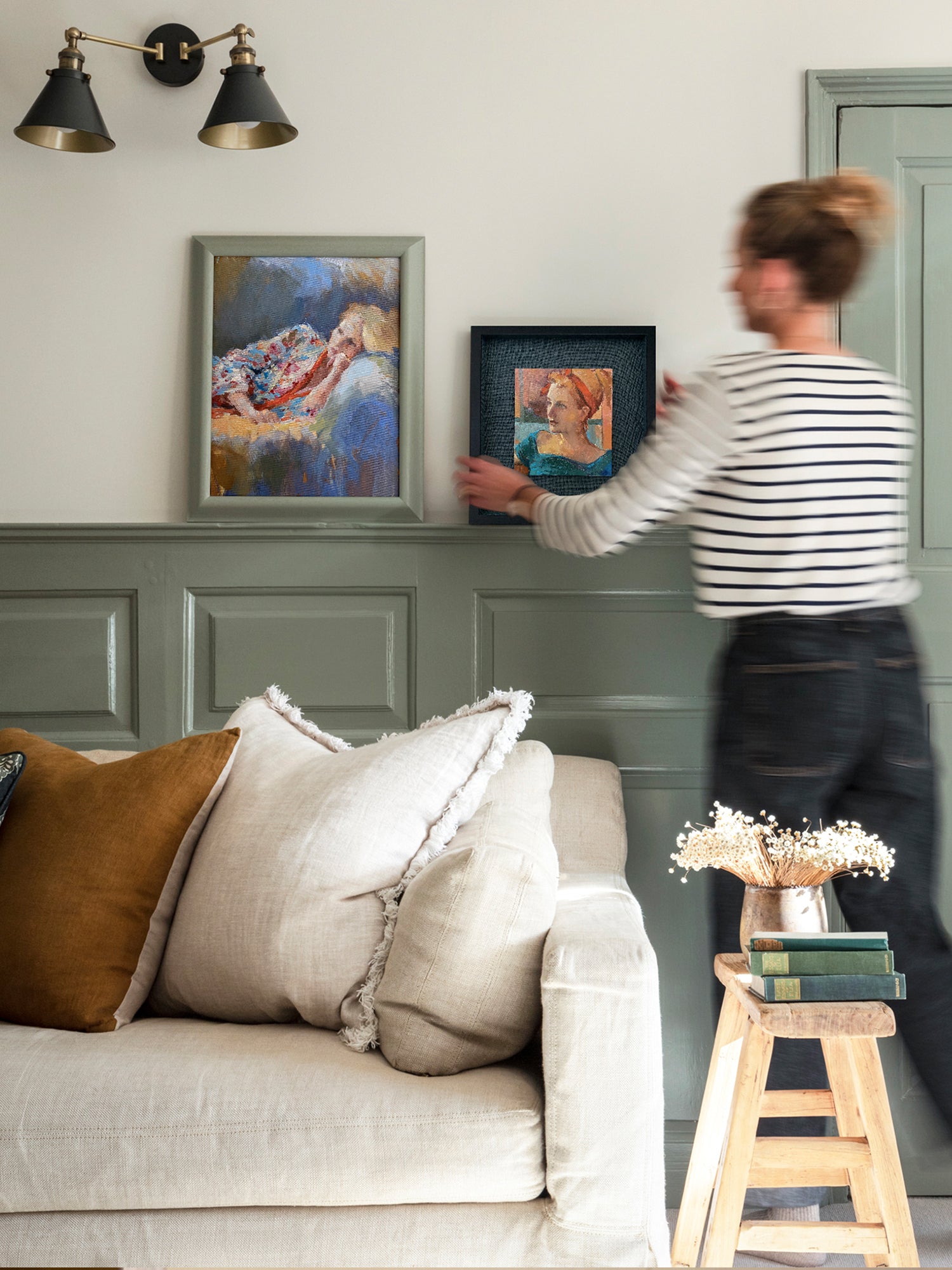 Eliza Framed Canvas Print