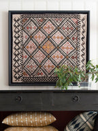 Hampton Framed Textile Print